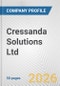 Cressanda Solutions Ltd. Fundamental Company Report Including Financial, SWOT, Competitors and Industry Analysis - Product Thumbnail Image