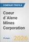 Coeur d`Alene Mines Corporation Fundamental Company Report Including Financial, SWOT, Competitors and Industry Analysis - Product Thumbnail Image