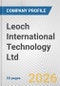 Leoch International Technology Ltd. Fundamental Company Report Including Financial, SWOT, Competitors and Industry Analysis - Product Thumbnail Image
