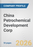 China Petrochemical Development Corp. Fundamental Company Report Including Financial, SWOT, Competitors and Industry Analysis- Product Image