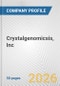 Crystalgenomicsis, Inc. Fundamental Company Report Including Financial, SWOT, Competitors and Industry Analysis - Product Thumbnail Image