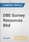 DBE Gurney Resources Bhd Fundamental Company Report Including Financial, SWOT, Competitors and Industry Analysis - Product Thumbnail Image