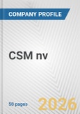 CSM nv Fundamental Company Report Including Financial, SWOT, Competitors and Industry Analysis- Product Image