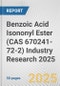 Benzoic Acid Isononyl Ester (CAS 670241-72-2) Industry Research 2025: Global and Regional Market Trends 2019-2024 and Forecast to 2029 - Product Thumbnail Image