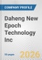 Daheng New Epoch Technology Inc. Fundamental Company Report Including Financial, SWOT, Competitors and Industry Analysis - Product Thumbnail Image