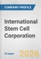 International Stem Cell Corporation Fundamental Company Report Including Financial, SWOT, Competitors and Industry Analysis - Product Thumbnail Image