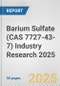 Barium Sulfate (CAS 7727-43-7) Industry Research 2025: Global and Regional Market Trends 2019-2024 and Forecast to 2029 - Product Image