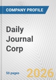 Daily Journal Corp. Fundamental Company Report Including Financial, SWOT, Competitors and Industry Analysis- Product Image