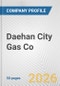 Daehan City Gas Co. Fundamental Company Report Including Financial, SWOT, Competitors and Industry Analysis - Product Thumbnail Image