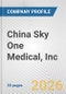 China Sky One Medical, Inc. Fundamental Company Report Including Financial, SWOT, Competitors and Industry Analysis - Product Thumbnail Image