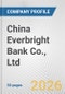 China Everbright Bank Co., Ltd. Fundamental Company Report Including Financial, SWOT, Competitors and Industry Analysis - Product Thumbnail Image