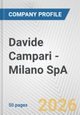 Davide Campari - Milano SpA Fundamental Company Report Including Financial, SWOT, Competitors and Industry Analysis- Product Image