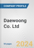 Daewoong Co. Ltd. Fundamental Company Report Including Financial, SWOT, Competitors and Industry Analysis- Product Image