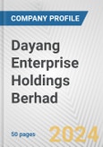 Dayang Enterprise Holdings Berhad Fundamental Company Report Including Financial, SWOT, Competitors and Industry Analysis- Product Image