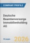 Deutsche Beamtenvorsorge Immobilienholding AG Fundamental Company Report Including Financial, SWOT, Competitors and Industry Analysis - Product Thumbnail Image