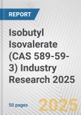 Isobutyl Isovalerate (CAS 589-59-3) Industry Research 2025: Global and Regional Market Trends 2019-2024 and Forecast to 2029- Product Image