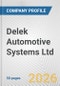 Delek Automotive Systems Ltd. Fundamental Company Report Including Financial, SWOT, Competitors and Industry Analysis - Product Thumbnail Image