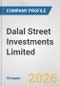 Dalal Street Investments Limited Fundamental Company Report Including Financial, SWOT, Competitors and Industry Analysis - Product Thumbnail Image