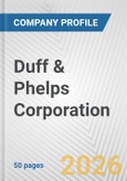 Duff & Phelps Corporation Fundamental Company Report Including Financial, SWOT, Competitors and Industry Analysis- Product Image