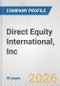 Direct Equity International, Inc. Fundamental Company Report Including Financial, SWOT, Competitors and Industry Analysis - Product Thumbnail Image