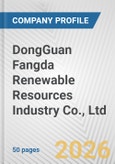 DongGuan Fangda Renewable Resources Industry Co., Ltd. Fundamental Company Report Including Financial, SWOT, Competitors and Industry Analysis- Product Image