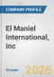 El Maniel International, Inc. Fundamental Company Report Including Financial, SWOT, Competitors and Industry Analysis - Product Thumbnail Image