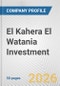 El Kahera El Watania Investment Fundamental Company Report Including Financial, SWOT, Competitors and Industry Analysis - Product Thumbnail Image