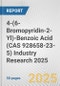4-(6-Bromopyridin-2-Yl)-Benzoic Acid (CAS 928658-23-5) Industry Research 2025: Global and Regional Market Trends 2019-2024 and Forecast to 2029 - Product Thumbnail Image