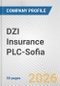 DZI Insurance PLC-Sofia Fundamental Company Report Including Financial, SWOT, Competitors and Industry Analysis - Product Thumbnail Image