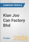 Kian Joo Can Factory Bhd Fundamental Company Report Including Financial, SWOT, Competitors and Industry Analysis - Product Thumbnail Image