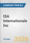 ISA Internationale Inc. Fundamental Company Report Including Financial, SWOT, Competitors and Industry Analysis - Product Thumbnail Image
