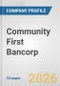 Community First Bancorp. Fundamental Company Report Including Financial, SWOT, Competitors and Industry Analysis - Product Thumbnail Image