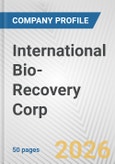 International Bio-Recovery Corp. Fundamental Company Report Including Financial, SWOT, Competitors and Industry Analysis- Product Image