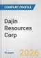 Dajin Resources Corp. Fundamental Company Report Including Financial, SWOT, Competitors and Industry Analysis - Product Thumbnail Image