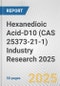 Hexanedioic Acid-D10 (CAS 25373-21-1) Industry Research 2025: Global and Regional Market Trends 2019-2024 and Forecast to 2029 - Product Image