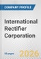 International Rectifier Corporation Fundamental Company Report Including Financial, SWOT, Competitors and Industry Analysis - Product Thumbnail Image