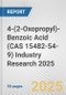 4-(2-Oxopropyl)-Benzoic Acid (CAS 15482-54-9) Industry Research 2025: Global and Regional Market Trends 2019-2024 and Forecast to 2029 - Product Thumbnail Image