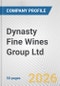 Dynasty Fine Wines Group Ltd. Fundamental Company Report Including Financial, SWOT, Competitors and Industry Analysis - Product Thumbnail Image