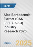 Aloe Barbadensis Extract (CAS 85507-69-3) Industry Research 2025: Global and Regional Market Trends 2019-2024 and Forecast to 2029- Product Image