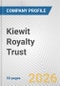 Kiewit Royalty Trust Fundamental Company Report Including Financial, SWOT, Competitors and Industry Analysis - Product Thumbnail Image
