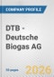 DTB - Deutsche Biogas AG Fundamental Company Report Including Financial, SWOT, Competitors and Industry Analysis - Product Thumbnail Image