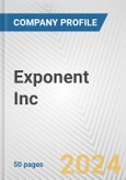 Exponent Inc. Fundamental Company Report Including Financial, SWOT, Competitors and Industry Analysis- Product Image