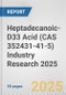 Heptadecanoic-D33 Acid (CAS 352431-41-5) Industry Research 2025: Global and Regional Market Trends 2019-2024 and Forecast to 2029 - Product Image