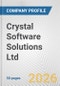 Crystal Software Solutions Ltd. Fundamental Company Report Including Financial, SWOT, Competitors and Industry Analysis - Product Thumbnail Image