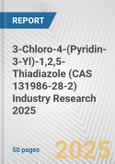 3-Chloro-4-(Pyridin-3-Yl)-1,2,5-Thiadiazole (CAS 131986-28-2) Industry Research 2025: Global and Regional Market Trends 2019-2024 and Forecast to 2029- Product Image