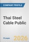 Thai Steel Cable Public Fundamental Company Report Including Financial, SWOT, Competitors and Industry Analysis - Product Thumbnail Image