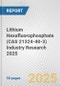 Lithium Hexafluorophosphate (CAS 21324-40-3) Industry Research 2025: Global and Regional Market Trends 2019-2024 and Forecast to 2029 - Product Image