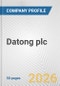 Datong plc Fundamental Company Report Including Financial, SWOT, Competitors and Industry Analysis - Product Thumbnail Image