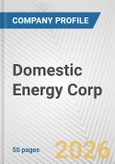 Domestic Energy Corp. Fundamental Company Report Including Financial, SWOT, Competitors and Industry Analysis- Product Image