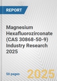 Magnesium Hexafluorozirconate (CAS 30868-50-9) Industry Research 2025: Global and Regional Market Trends 2019-2024 and Forecast to 2029- Product Image